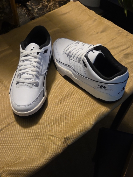 Nike Other - Nike JORDAN FLIGHT COURT White and Black Low-Top Sneakers